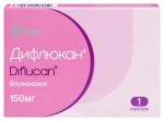 Дифлюкан, капсулы 150 мг 1 шт