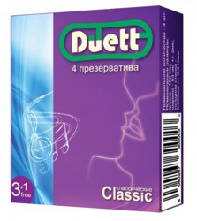 Презервативы Дуэт классик 3 шт.