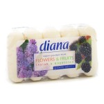 Мыло, Диана 75 г 5 шт Фрут & Флора Черника сирень