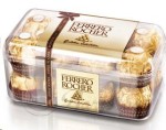 Конфеты, Ferrero Rocher (Ферреро Роше) 200 г 1 шт хрустящие из молочного шоколада с начинкой из крема и лесного ореха пласт. коробка